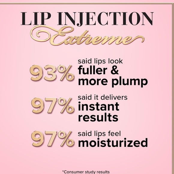 SALE $25 Too Faced Lip Injection Extreme Lip Plumper in Strawberry Kiss - Picture 7 of 10